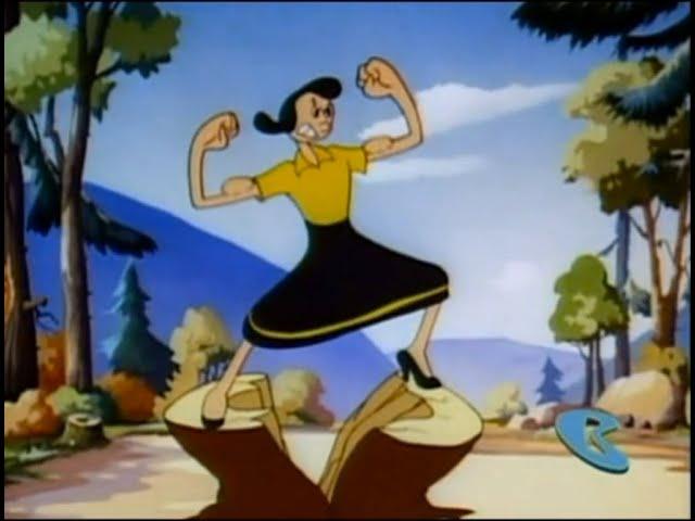 Female Muscle clip 368 - Popeye the Sailor