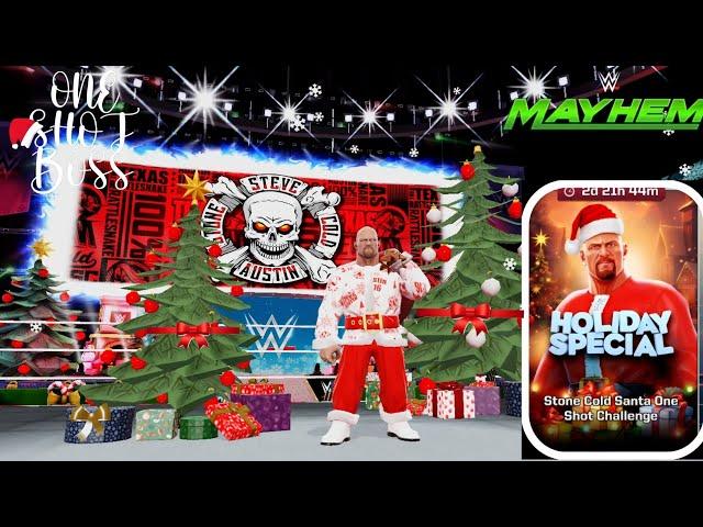 Wwe mayhem holiday special one shot boss  stone cold santa  #santa #yeetfamily