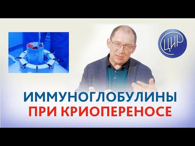 Иммуноглобулины при криопереносе. Сколько капать иммуноглобулинов? Гузов И.И.