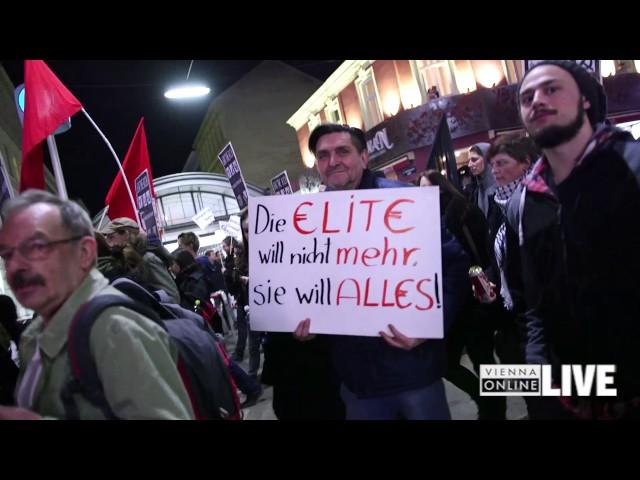 Die Opernball-Demo 2017: "Eat the rich"