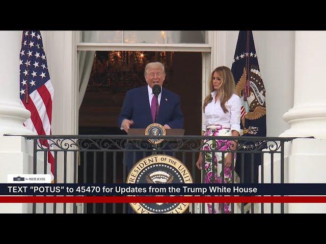 President Trump and the First Lady Participate in the Congressional Picnic