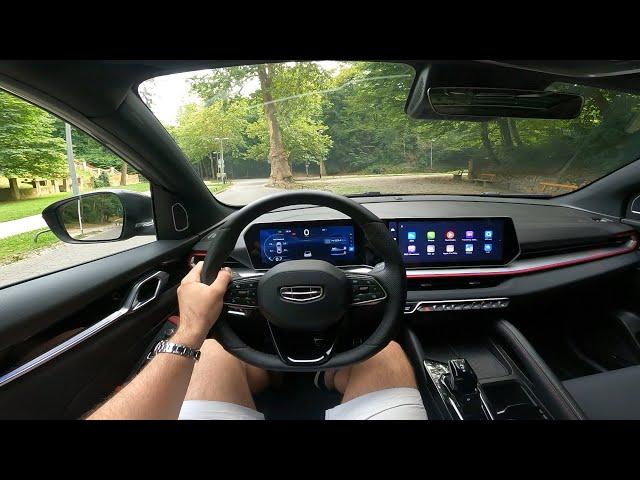 New GEELY COOLRAY 2024 - POV test drive (172 HP petrol with 7DCT)