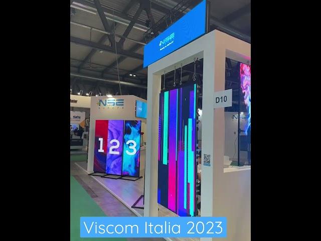 NSELED Booth on Viscom Italia 2022 (Digital LED Poster , Rental LED Display )