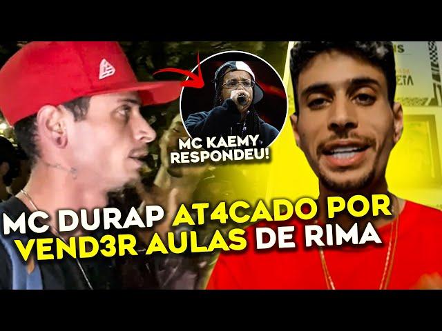 MC DURAP FOI CRITICADO por MC'S E PÚBLICO ao DECIDIR V3NDER AUL4S DE RIMA...