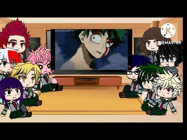 class 1-A react to Izuku's fights (part 1 Izuku vs muscular) read description