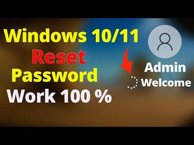 How to Reset Password from Windows 10/11 Without Losing Data (Tutorial)