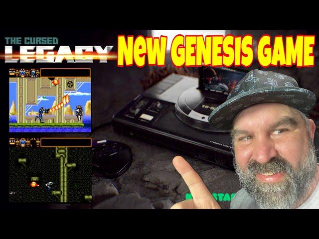 New Sega Genesis Run and Gun The Cursed Legacy First Look