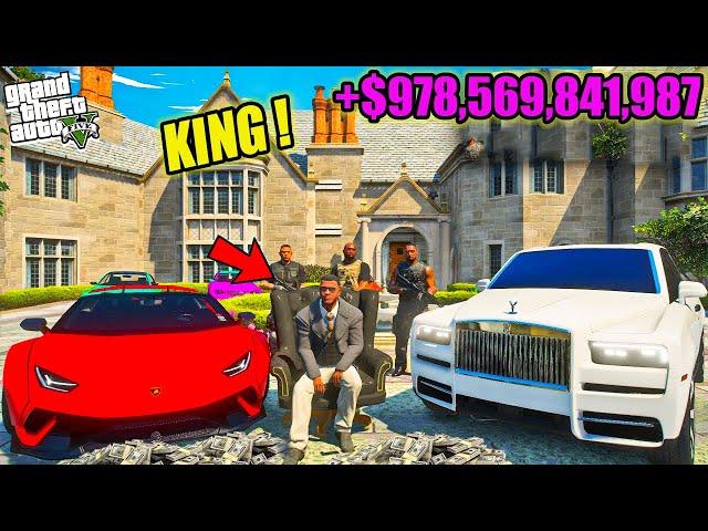 Franklin Become THE NEW KING OF LOS SANTOS in GTA 5 ll SHINCHAN and CHOP