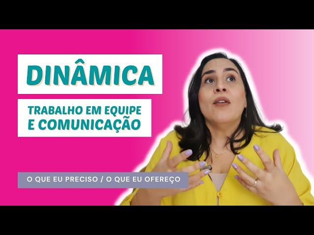 DINÂMICA para melhorar a COMUNICAÇÃO DA EQUIPE - @renatamelo.psi