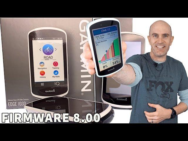 Garmin EDGE 1030 Firmware 8.00: ClimbPro & LOTS of New Features!