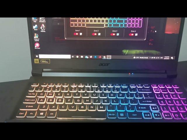 How To Change Keyboard Colours On Acer Nitro 5 Laptop