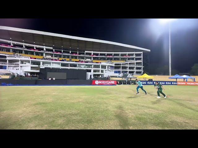 Sidra Amin vs Junaid khan running  || sprint competition || women's Asia cup 2k24