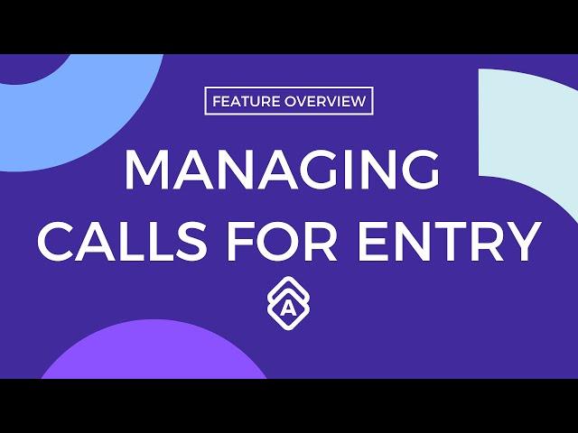 Managing Calls For Entry With Artwork Archive's Integrated Solution
