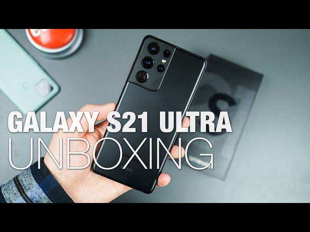 GALAXY S21 ULTRA: Unboxing and First Look!