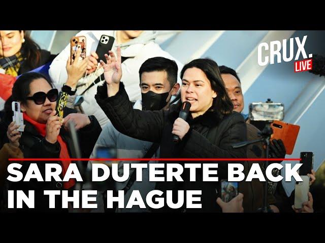 LIVE | Philippines VP Sara Duterte Returns To The Hague To Meet Father Rodrigo In ICC Custody