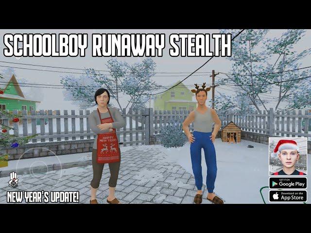 SCHOOLBOY RUNAWAY - STEALTH New Year's Update (English voice / Gate Escape) Full Gameplay