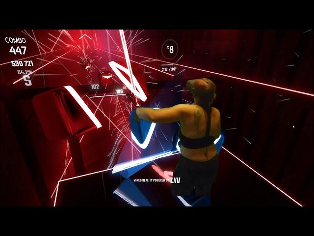 Beat Saber ~ High School of the dead ~ Ama Lee ~ (Expert) ~ Mapper Joetastic