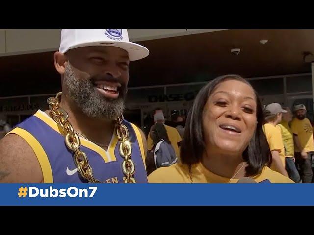 'Gold blooded': Dub Nation goes wild after Warriors nail-biting win over Kings