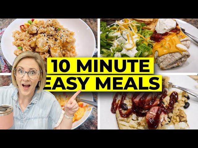 QUICK MEALS that will SAVE YOU MONEY! // SAY NO to the DRIVE THRU // 10 Minute Meals