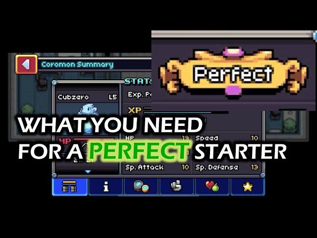 How to get a Perfect Starter | Coromon (Demo)