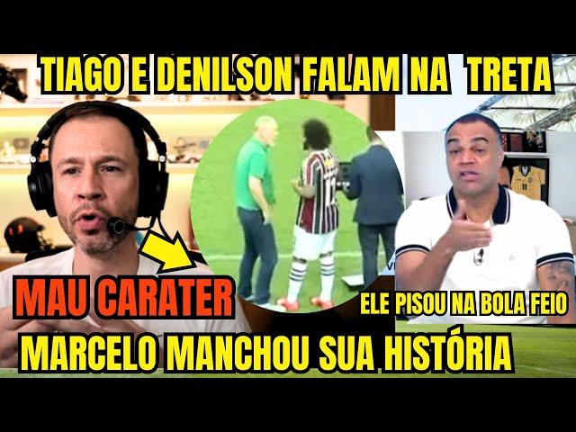 TIAGO E DENILSON ENTRAM NA TRETA DO MANO COM O MARCELO O BICHO TA PEGANDO