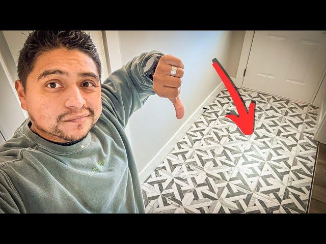 Entry and Laundry Room Tile Install At The Flip House Project Pt 1