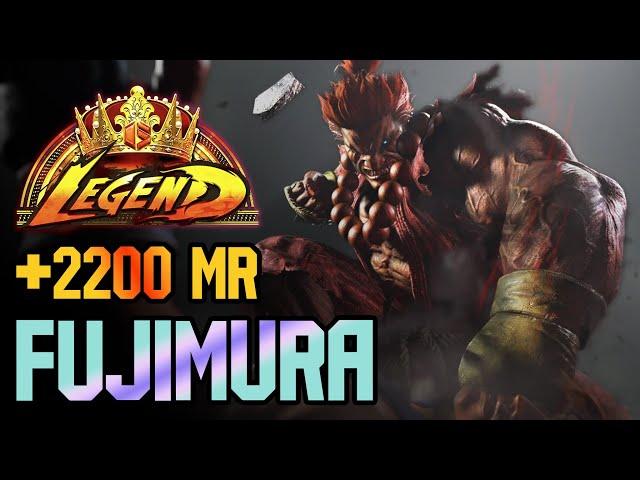 SF6  This is how Fujimura became the RANK #1 Akuma!