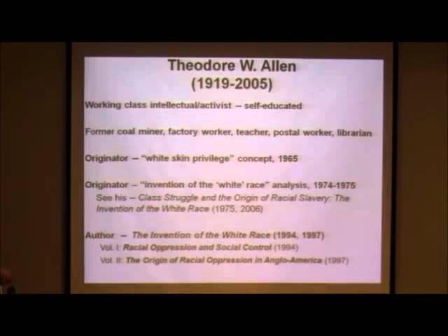 An Introduction to Theodore W. Allen by Jeffrey B. Perry