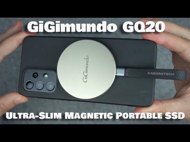 GiGimundo GQ20 Ultra-Slim Magnetic Portable SSD