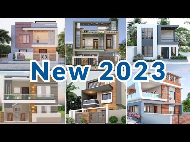 Top 50 modern 2 floor house elevation design | Double floor home front elevation design 2023