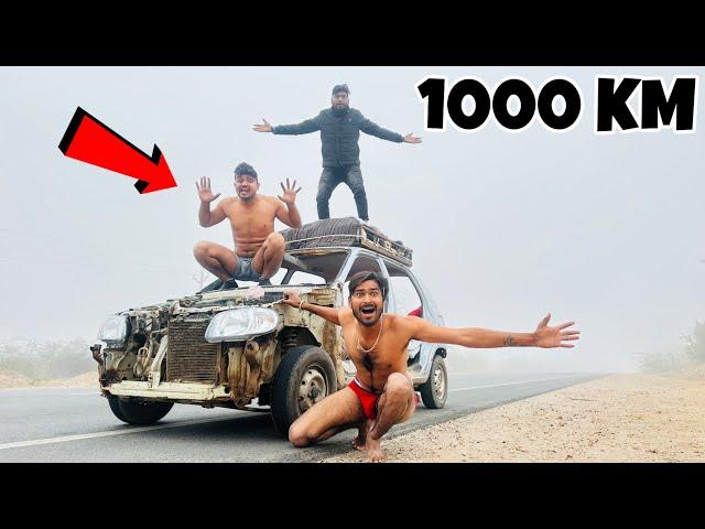 Going 1000 KM In Winters With Open Car -  सर्दियों मे इस कार ने सबको जमा डाला | -1°C