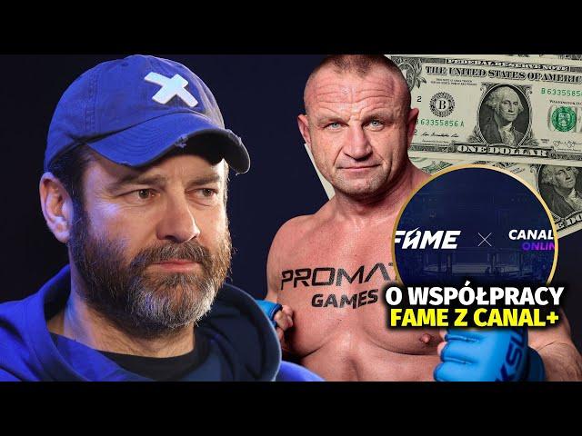 SZEF KSW MARTIN LEWANDOWSKI | O WSPÓŁPRACY FAME Z CANAL+ | MILIONY DLA PUDZIANA | REKORDOWY BONUS