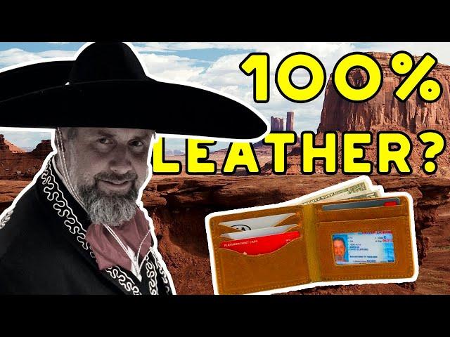 CUTTING UP a SADDLEBACK LEATHER WALLET - What's Inside??