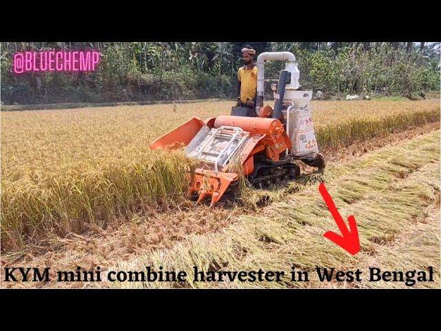 Mini combine harvester I Rice harvester I Mini harvester I Paddy harvester I Kym harvester