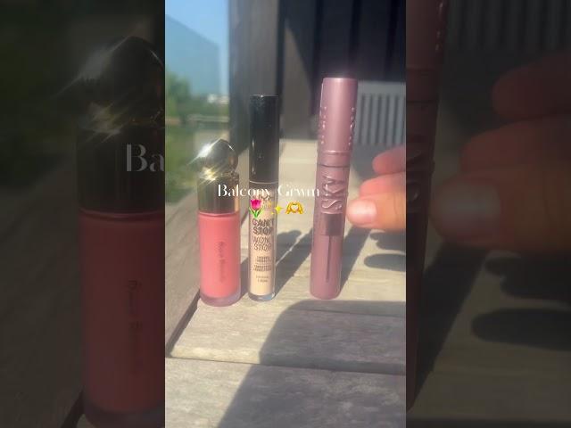 GRWM but I’m on the balcony 🫶#fyp @Glowrecipe