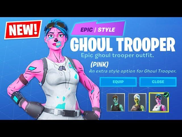 OG PINK GHOUL TROOPER!! New Halloween ITEM SHOP Update!! (Fortnite Battle Royale)