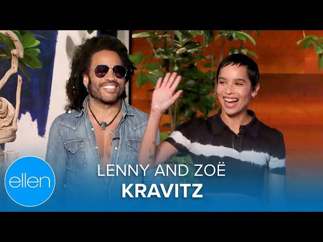 Father Daughter Duo Lenny & Zoë Kravitz