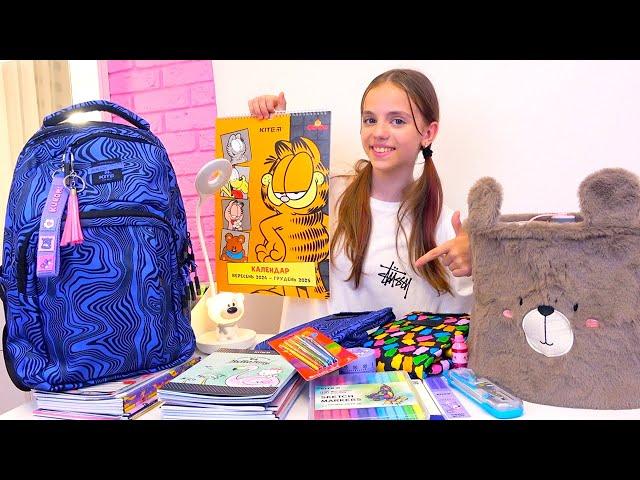 Back to SCHOOL розпаковка канцелярії для ШКОЛИ My little Nastya