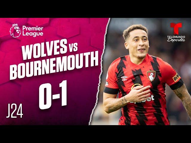 Highlights & Goals: Wolverhampton vs. Bournemouth 0-1 | Premier League | Telemundo Deportes