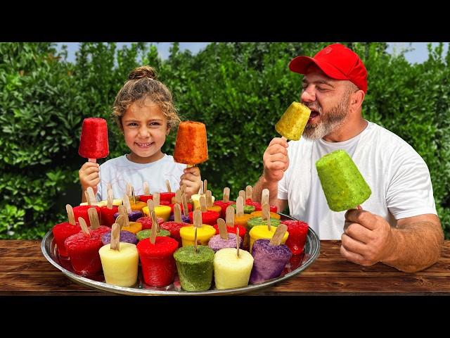 I Made Delicious Fruit Ice on Sticks with Endless Variety of Flavors! All Natural Summer Treats