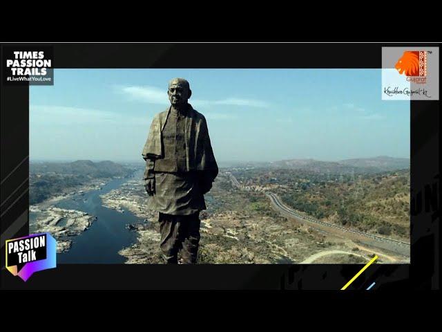 The Statue of Unity with Sculptor Ram V Sutar and Actor Paresh Rawal