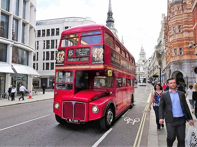 London, England  Bus Scenes - 2017