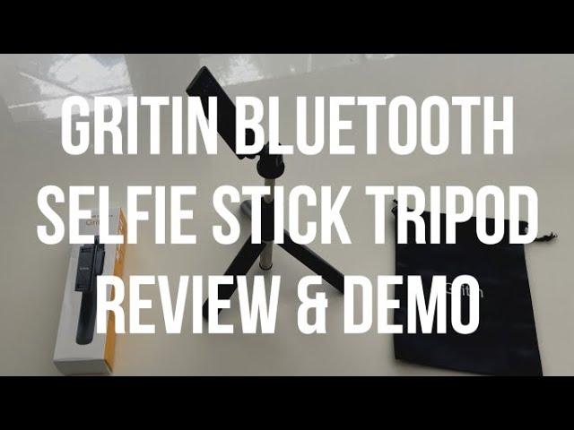 Gritin Selfie Stick Tripod - REVIEW AND DEMONSTRATION of AMAZON'S CHOICE - All you need before u Buy