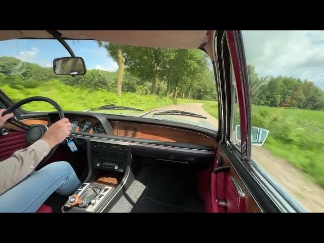 BMW 3.0 CSi - Driving - Polaris Silver over Red Leather - Oldenzaal Classics