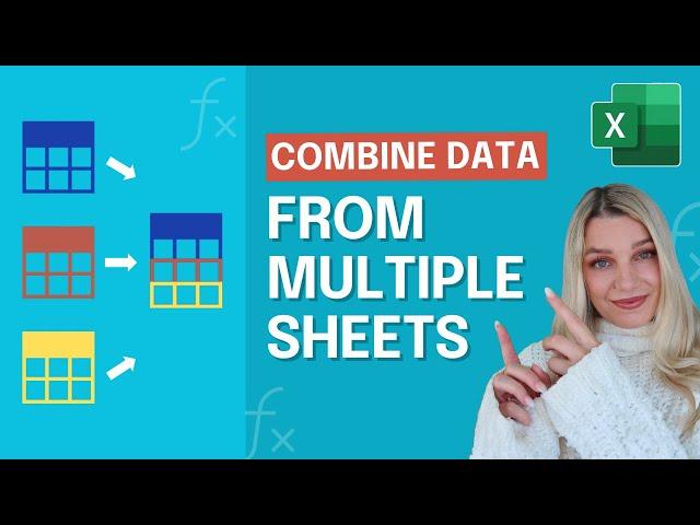 Combine Data From Multiple Excel Sheets into Dynamic Table (in 2 simple steps)