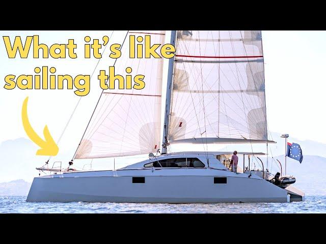 COME AND SAIL A PERFORMANCE CATAMARAN| Raw sailing and sounds | Schionning Arrow 1500