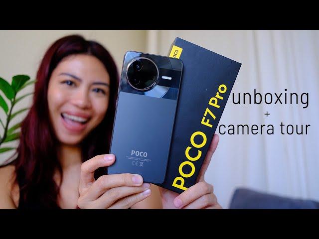 POCO F7 Pro unboxing + CAMERA tour