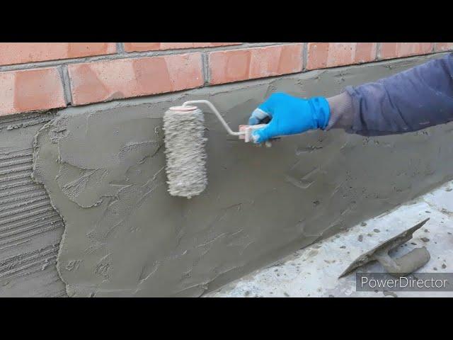 Eternal plaster of the basement for "nowhere cheaper" from cement and sand. part 1.