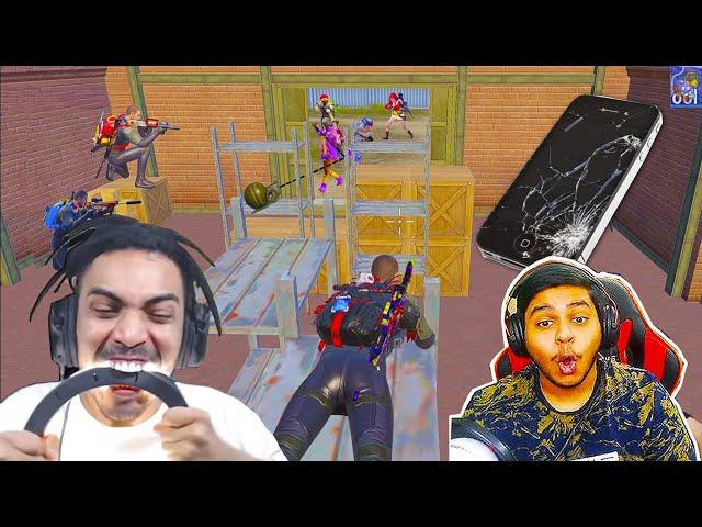 STREAMERS Destroying iPhone *ANGRY* Ft. Mrz Thoppi | BEST Moments in PUBG Mobile