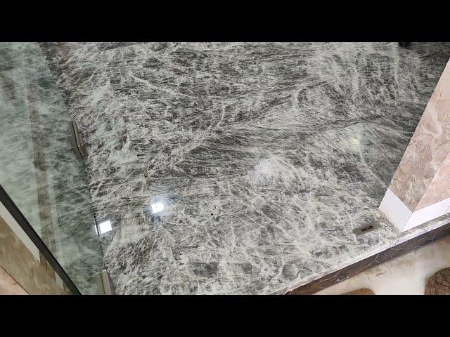 Onyx marble flooring and wall design and granite table top design